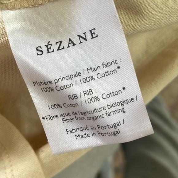 Sezane Cream T-Shirt with Red Heart - Picture 4 of 4